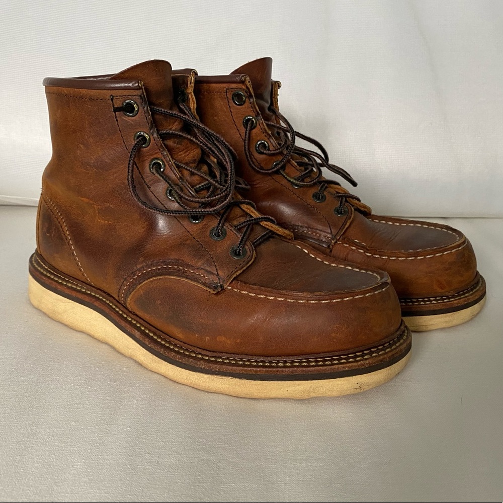 Red Wing Shoes - Classic Moc - Men’s 6-inch Leather Boot- Size 8